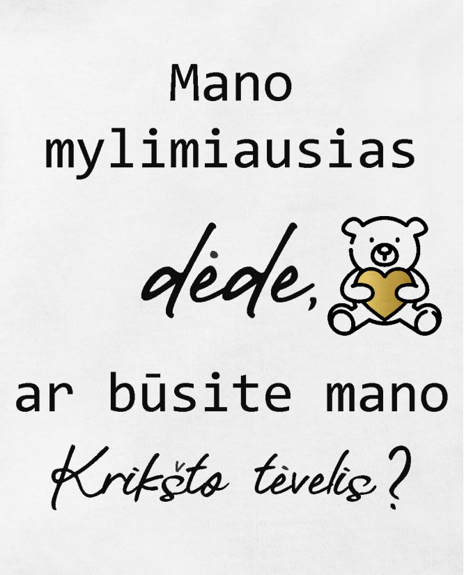 ar būsite krikšto tėvelis